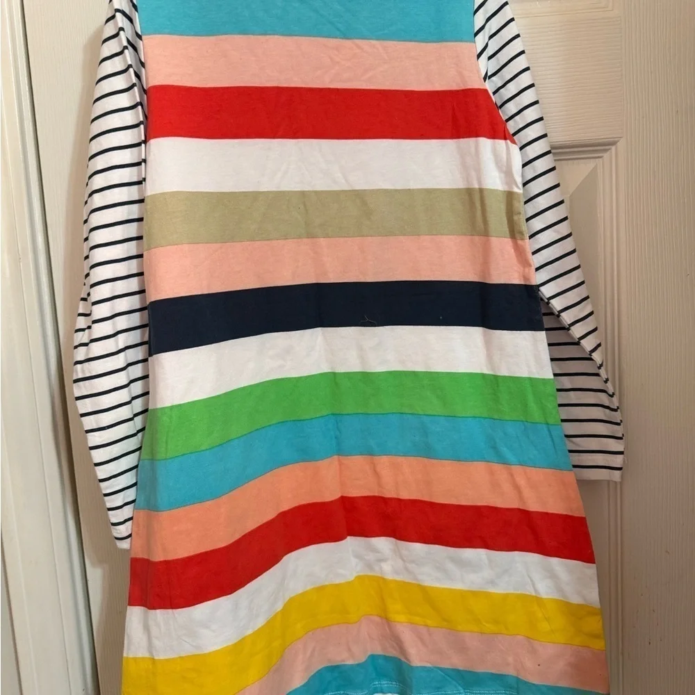 NWT Rainbow Striped Dress
